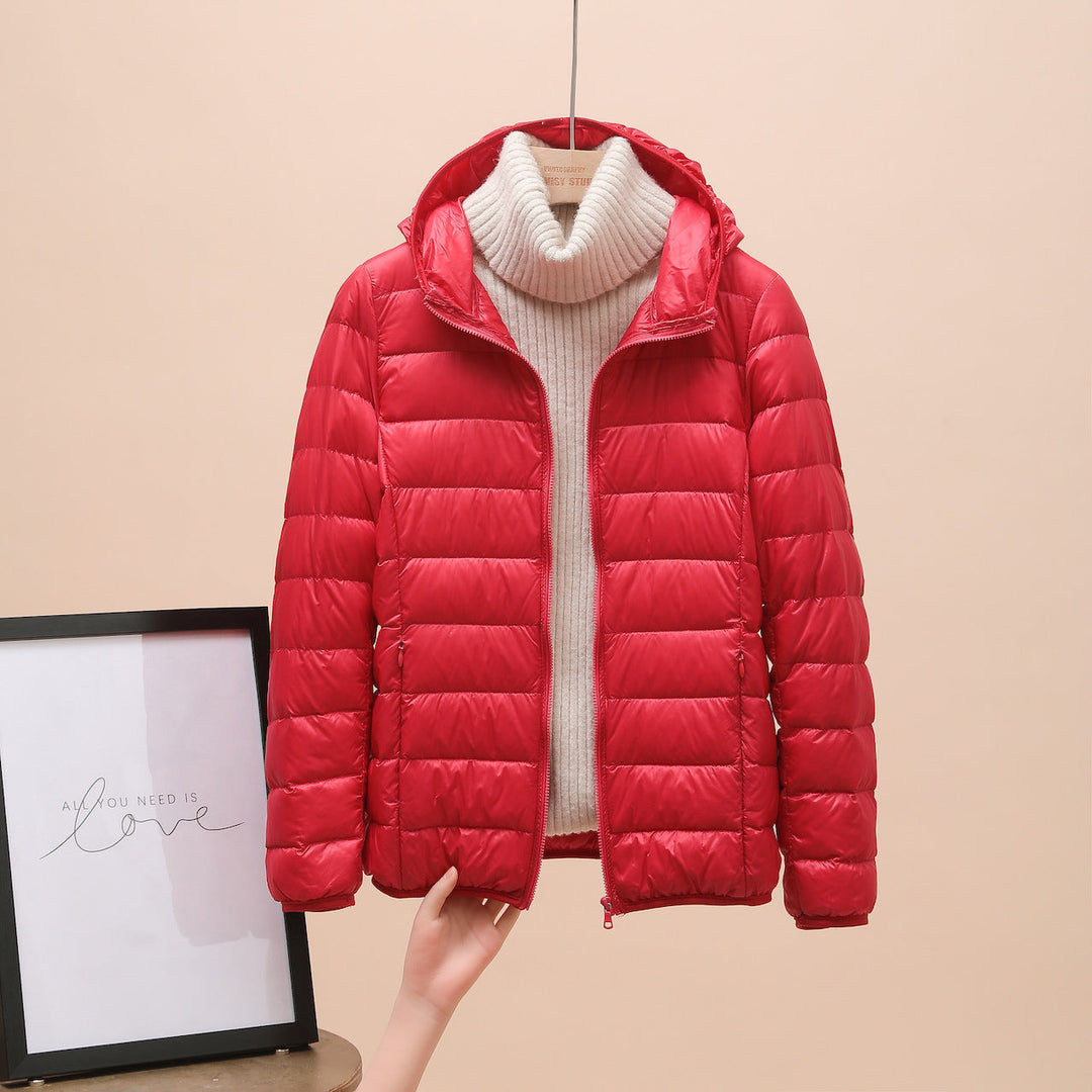 Veste matelassée légère à capuche pour femme - Aline