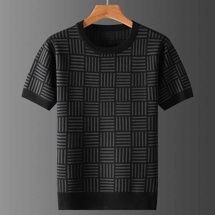 Pull en maille graphique pour hommes - Kairon