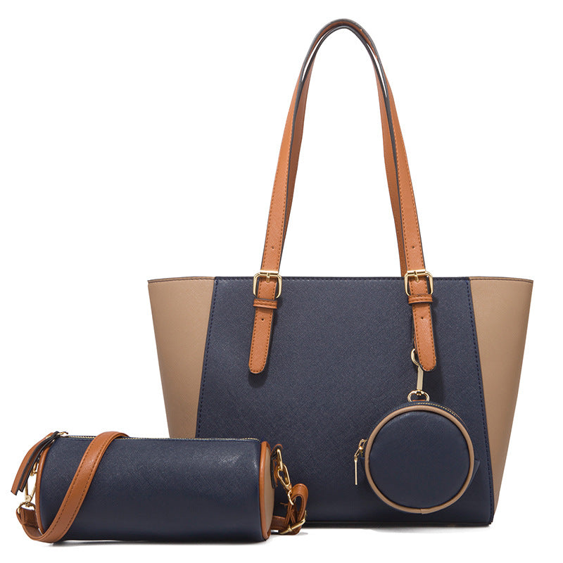 Élégant sac fourre-tout pour femmes avec un design bicolore