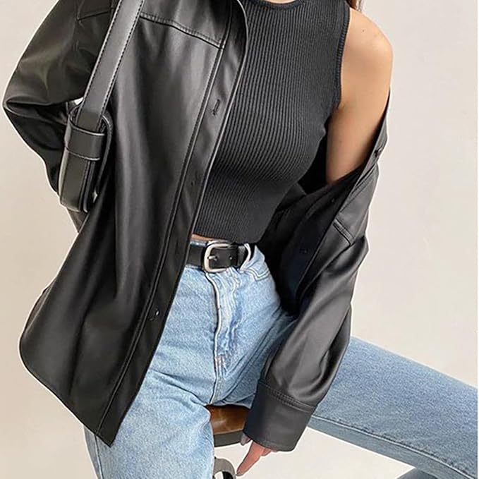 Alizée - Veste en cuir pour femmes