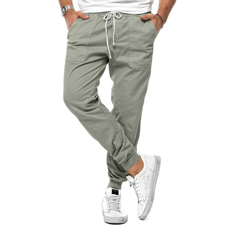 Pantalon jogger fuselé pour hommes avec cordon de serrage et poches - Falk
