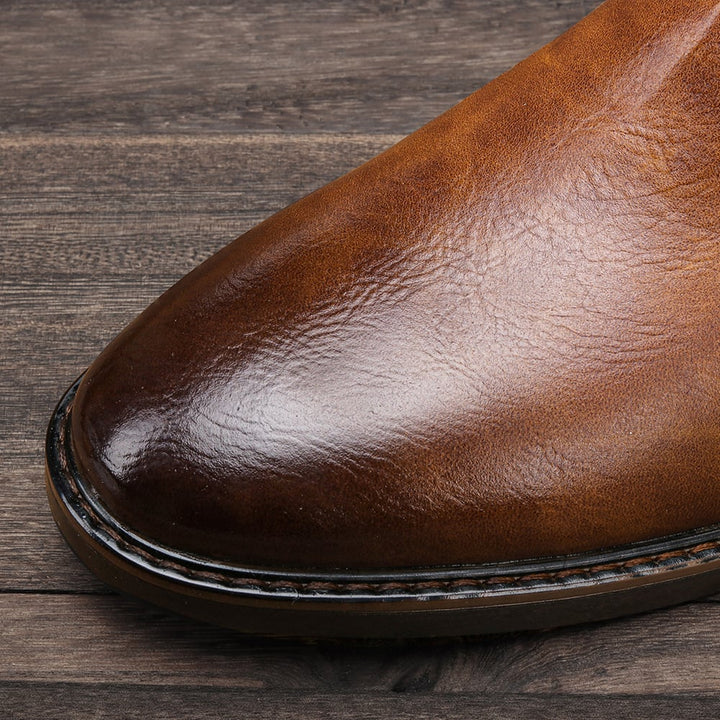 Bottes en cuir imperméables pour hommes - Narev