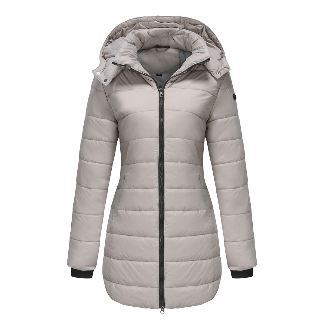 Veste longue à capuche pour femme - Naelle