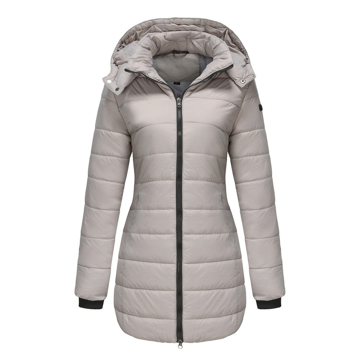 Veste longue à capuche pour femme - Naelle