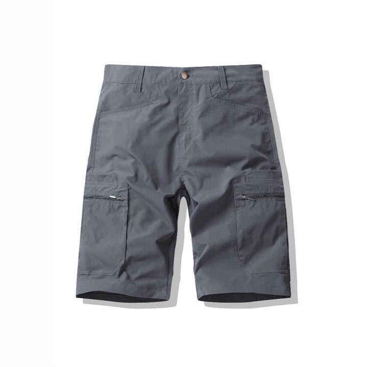 Short cargo avec poches et fermeture éclair latérale pour hommes - Erling