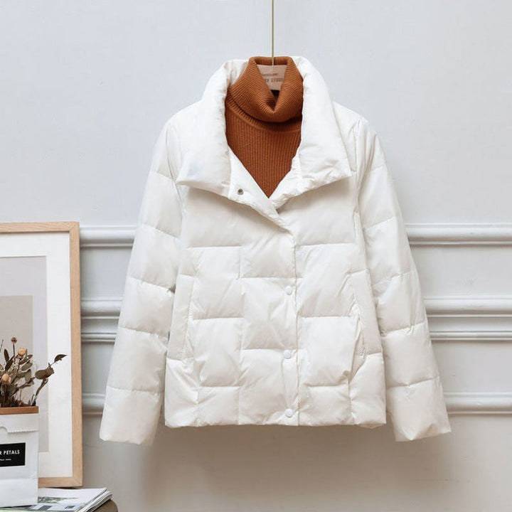 Veste courte matelassée à col montant pour femme - Valery