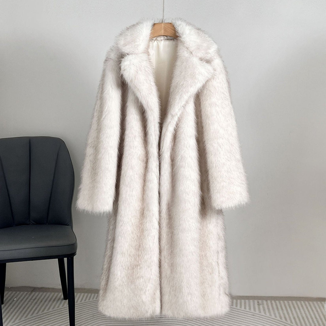 Manteau élégant en fourrure synthétique pour femme - Narelle