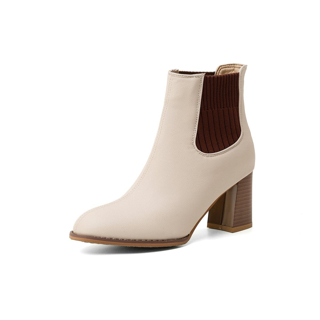 Bottines élastiques géométriques pour femmes - Rous