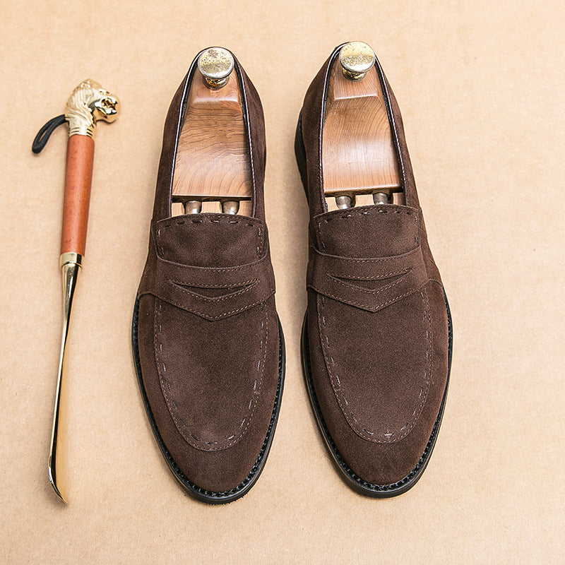 Mocassins en daim brossé pour hommes - Lioren