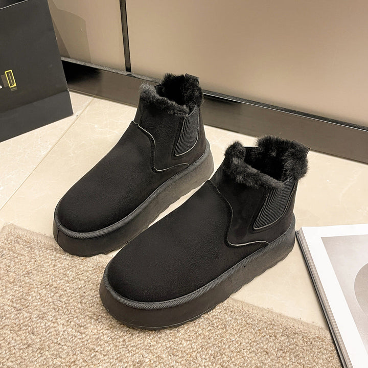 Bottines d'hiver pour femmes avec doublure polaire - Maivelle
