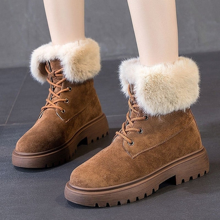 Bottes thermiques à effet soft-touch pour femmes - Vaelinne
