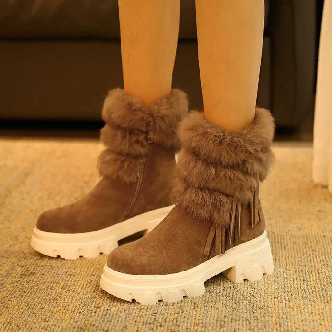 Alada - Bottes Mi-Mollet Épaisses d&