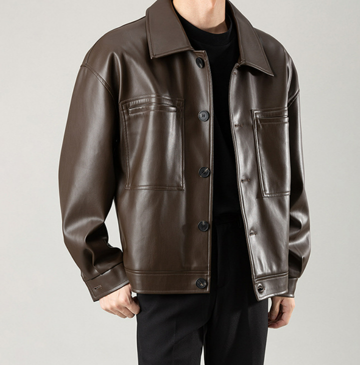 Veste avec fermeture à boutons et poches avant - Orvex