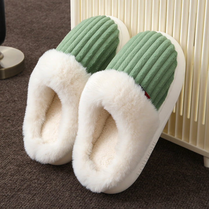 Chaussons effet velours pour femme - Solmere