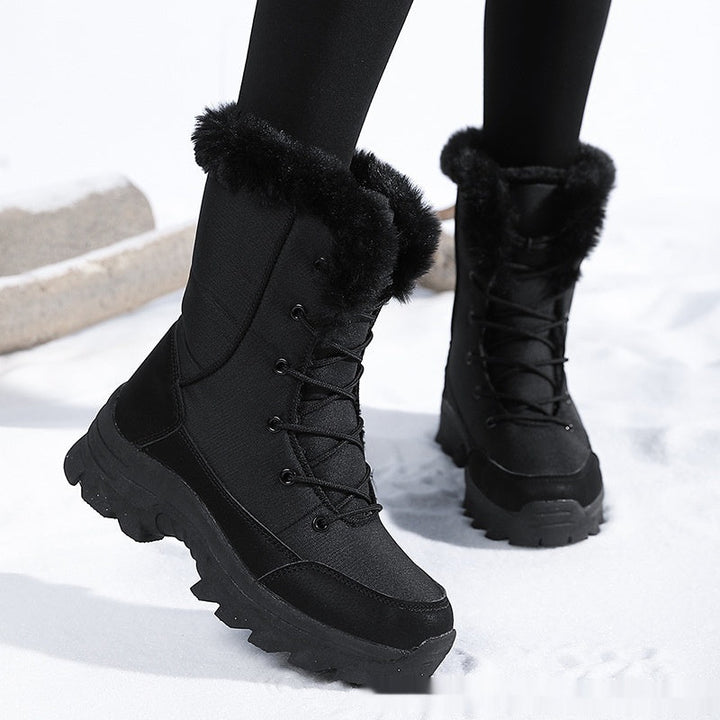 Bottes mi-mollets pour femmes au design hivernal fonctionnel - Svala
