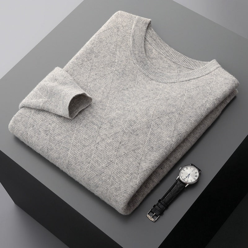 Pull en maille douce de qualité supérieure pour hommes - Alsten