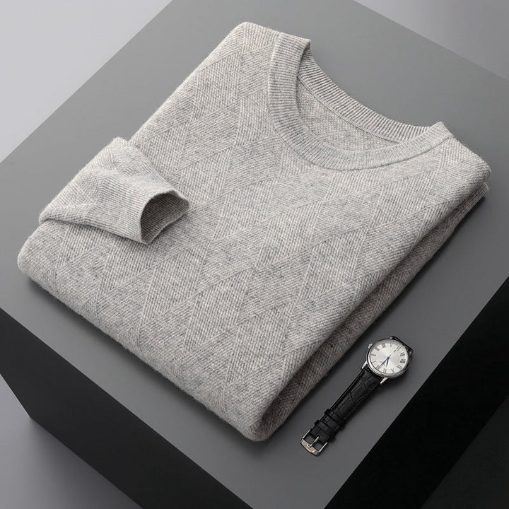 Pull en maille douce de qualité supérieure pour hommes - Alsten