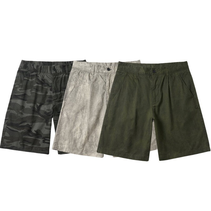 Short décontracté à coupe droite et imprimé camouflage - Valerio