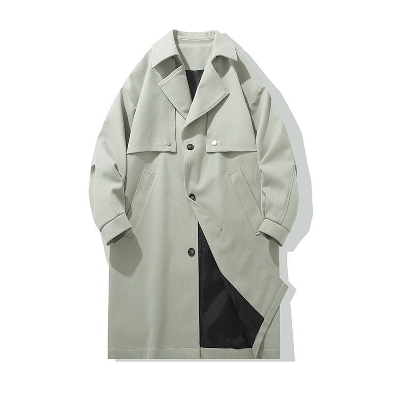Manteau classique effet laine pour homme - Kaelor