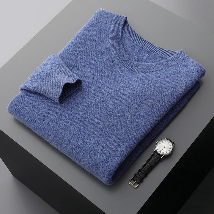 Pull en maille douce de qualité supérieure pour hommes - Alsten