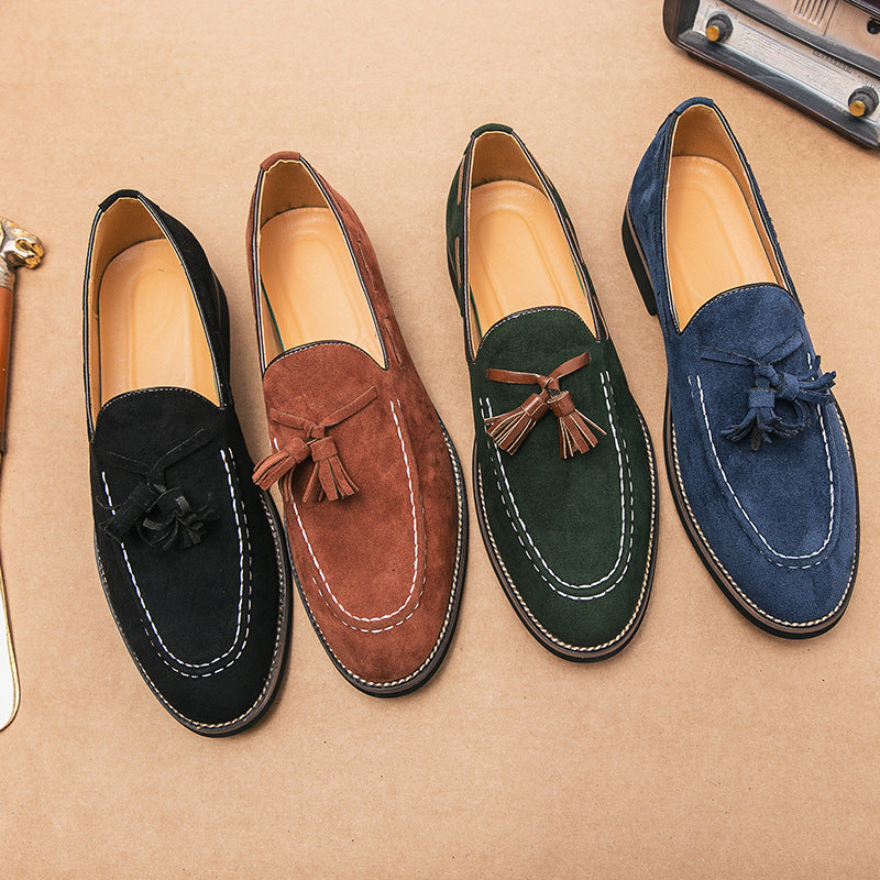 Mocassins à glands en suédine pour hommes - Marven