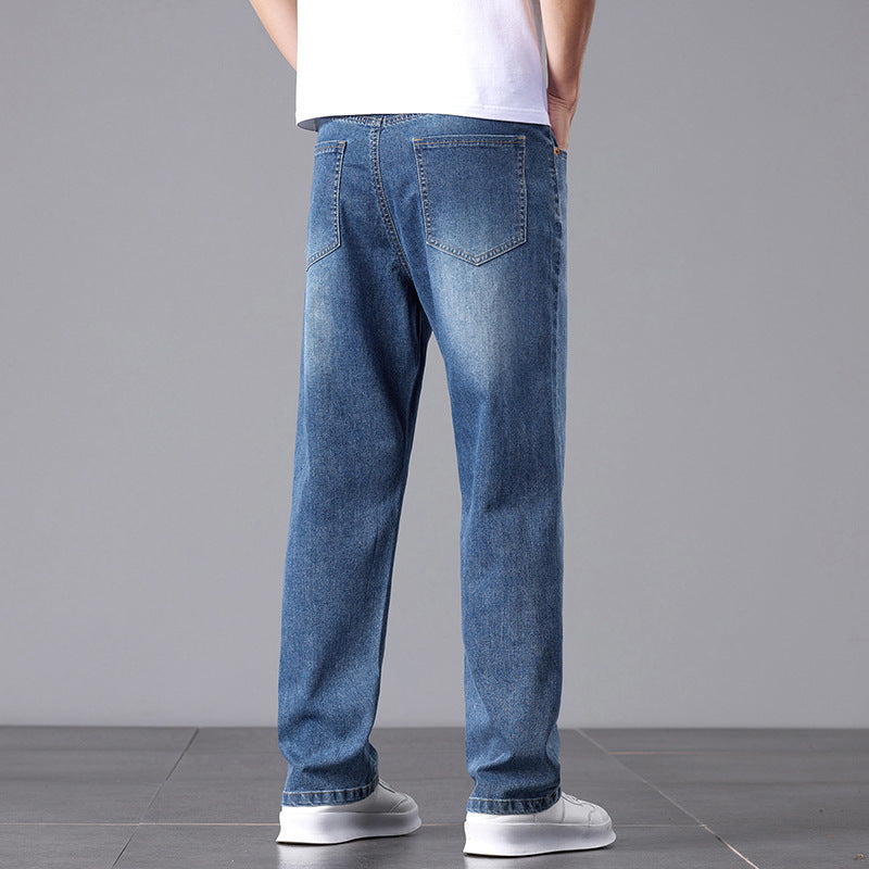 Pantalon en denim pour homme, coupe droite classique - Rydan