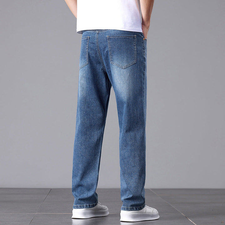 Pantalon en denim pour homme, coupe droite classique - Rydan