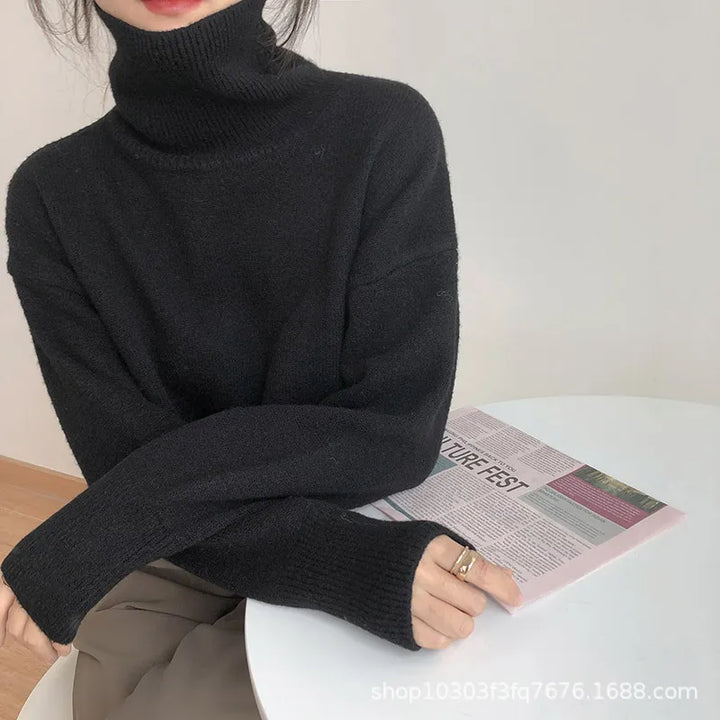 Brielle - Col roulé style pull-over matelassé