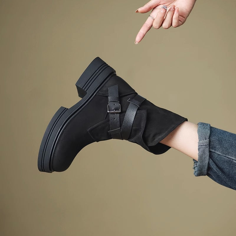 Bottines pour femmes style rétro vintage - Elske