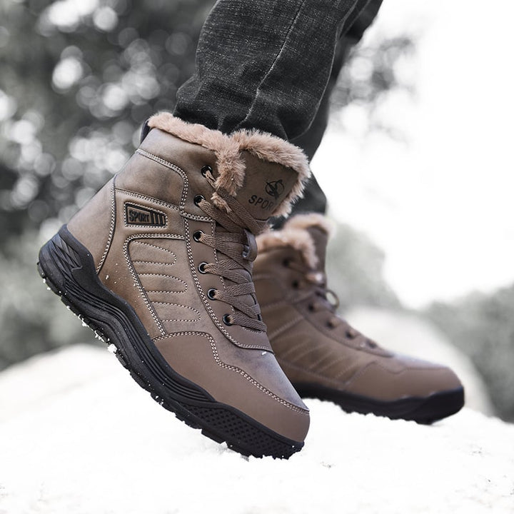 Bottes imperméables et chaudes à effet intérieur pour hommes - Maevon