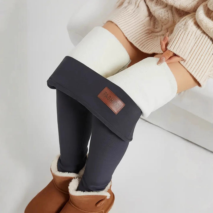 Leggings femme effet thermique doux - Myrilene