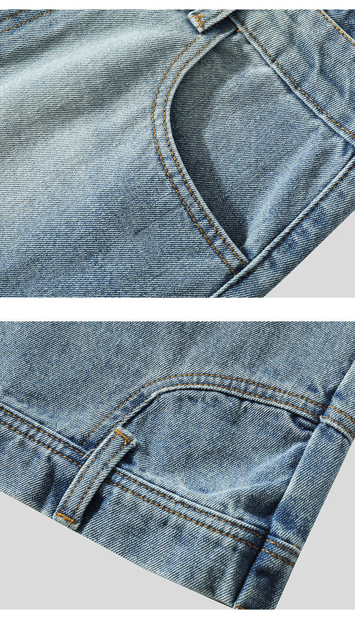 Bermuda en denim ample pour hommes - Hudson