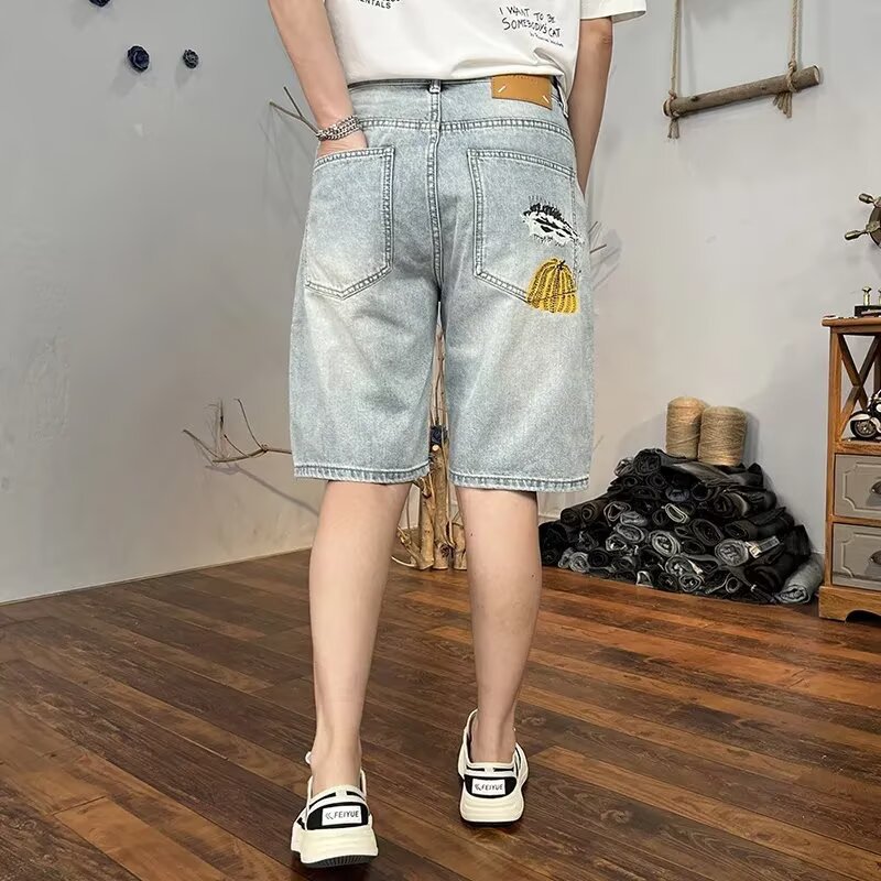 Short en denim urbain pour hommes - Artisan