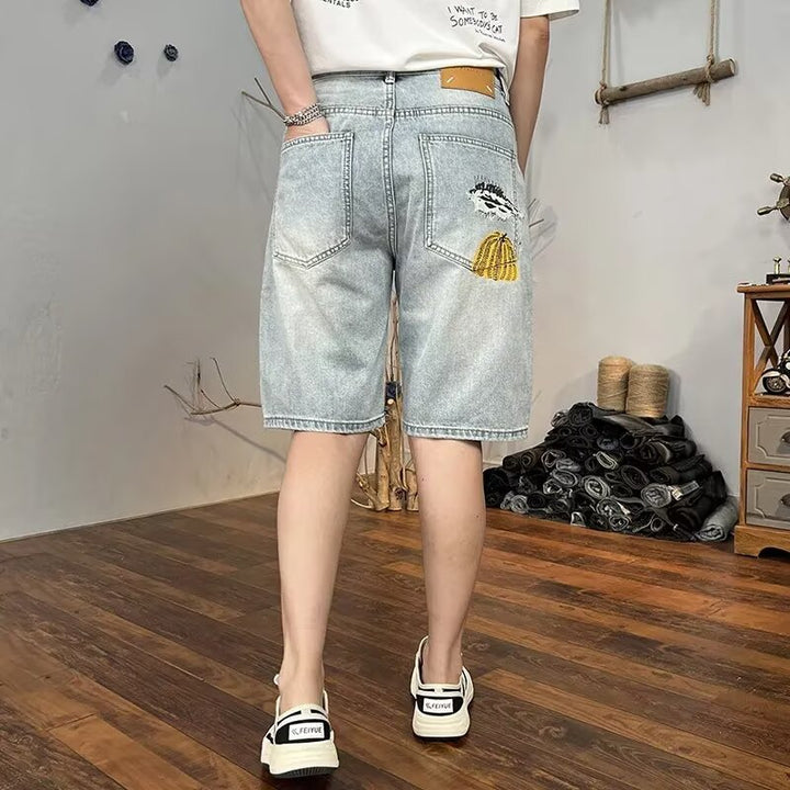 Short en denim urbain pour hommes - Artisan
