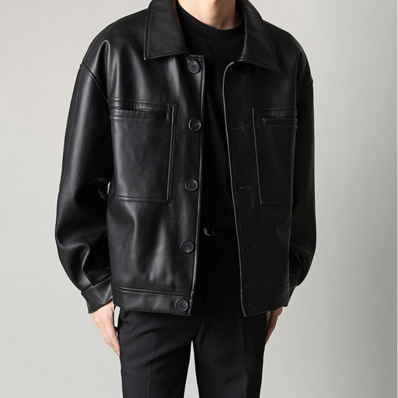 Veste avec fermeture à boutons et poches avant - Orvex