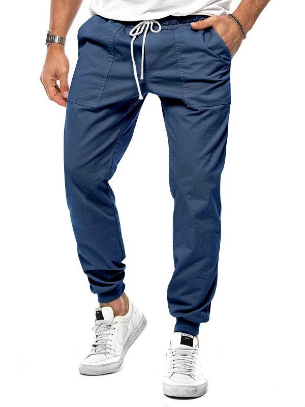 Pantalon jogger fuselé pour hommes avec cordon de serrage et poches - Falk