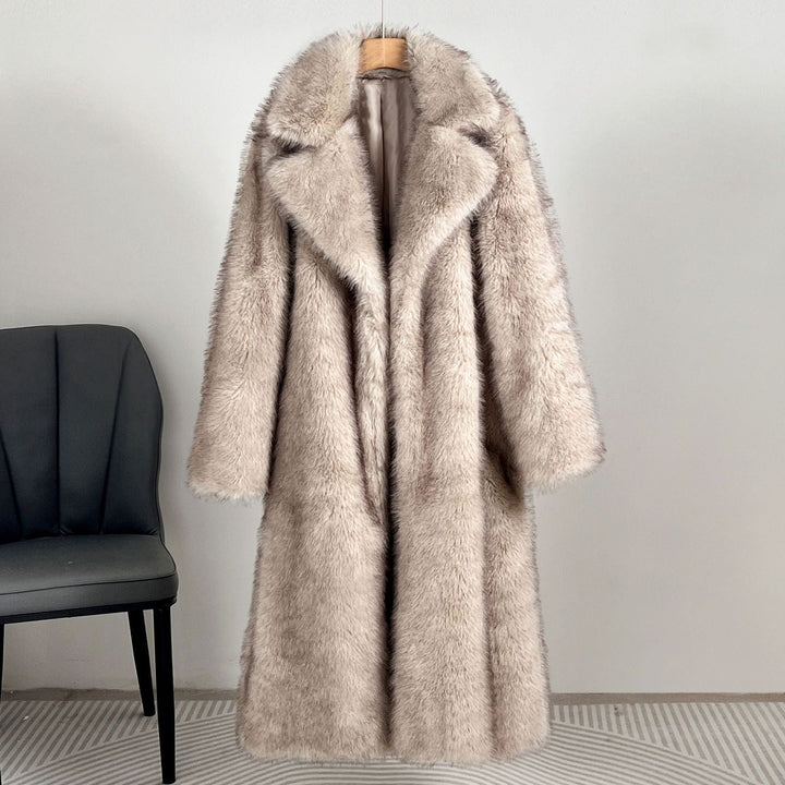 Manteau élégant en fourrure synthétique pour femme - Narelle