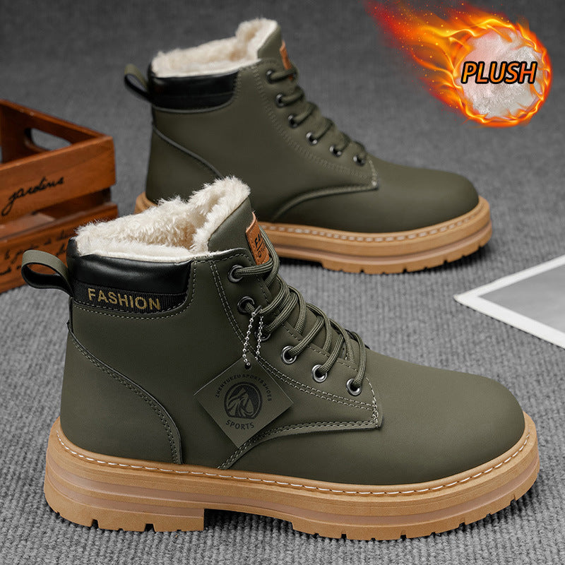 Bottines décontractées vintage pour hommes - Karsen