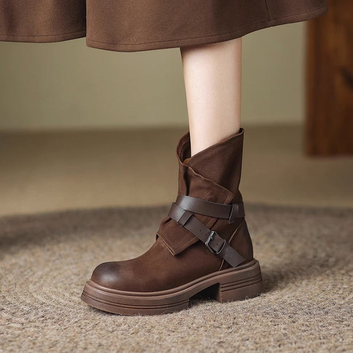 Bottines pour femmes style rétro vintage - Elske