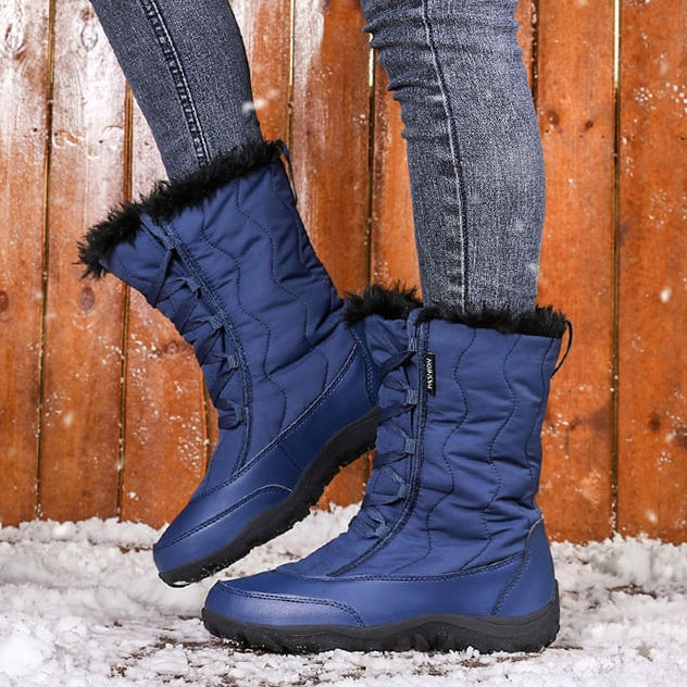Bottes de neige pour femmes à effet matelassé - Ylvina