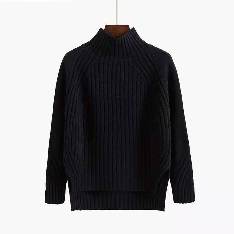 Pull à col roulé tricoté pour femme - Maelle