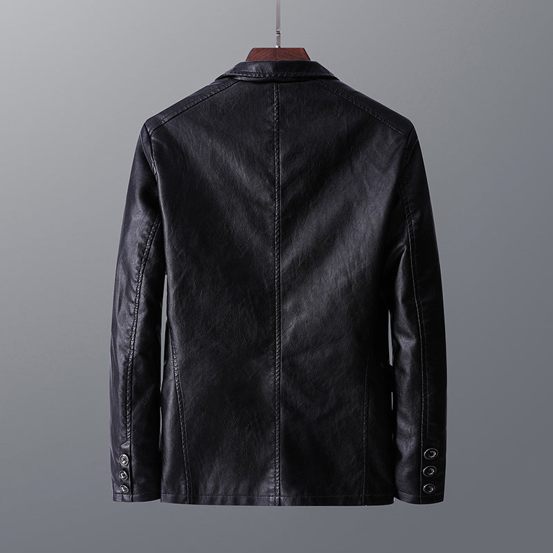 Veste effet cuir lisse homme - Maël
