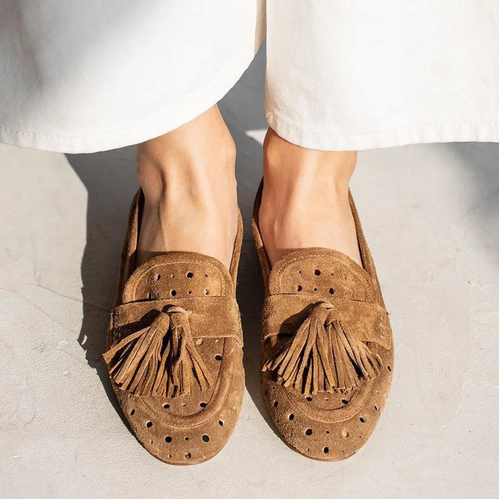 Mocassins en daim à glands pour femmes - Arlise