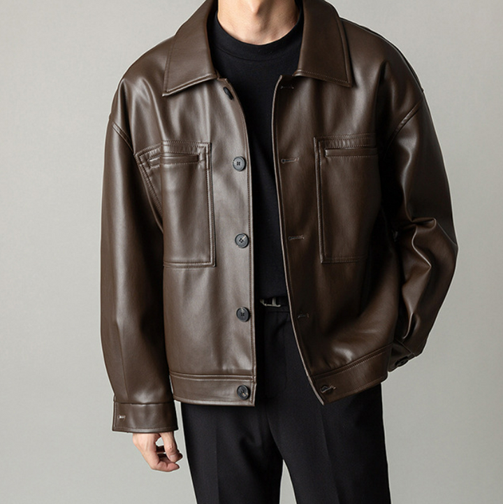 Veste avec fermeture à boutons et poches avant - Orvex