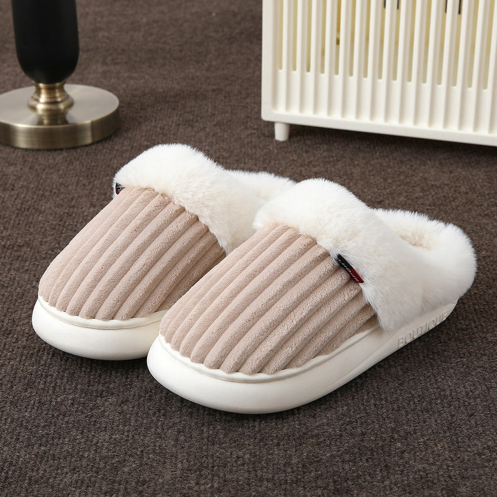 Chaussons effet velours pour femme - Solmere