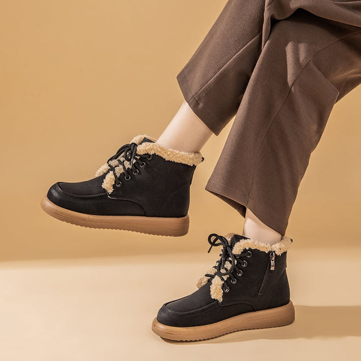 Bottines d'hiver pour femmes avec doublure en laine polaire - Avenna
