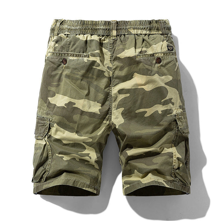 Short cargo camouflage avec poches latérales pour hommes - Carson