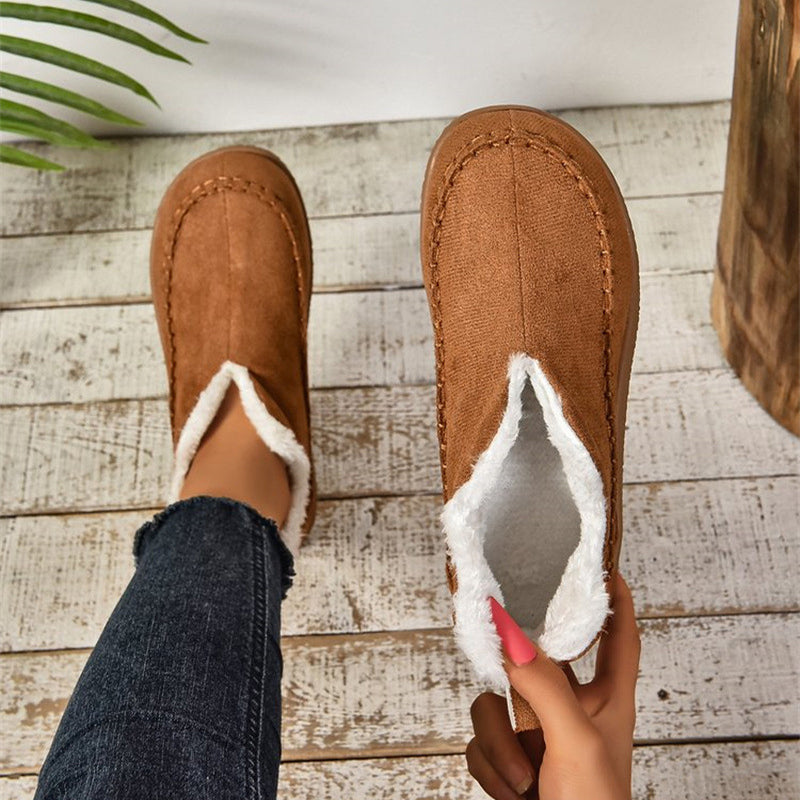 Bottines d'hiver pour femmes avec effet confortable - Azdari