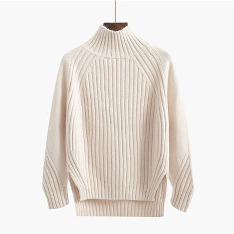 Pull à col roulé tricoté pour femme - Maelle