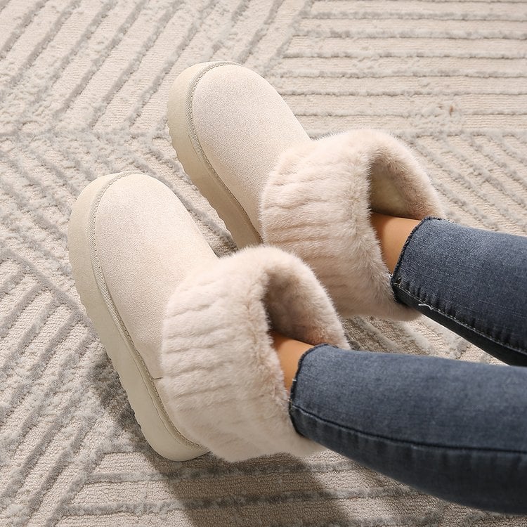 Bottines d'hiver pour femmes avec une touche de peluche - Auralyn